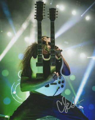 Claudio Sanchez Of Coheed & Cambria Real Hand Signed Photo 2 Autographed