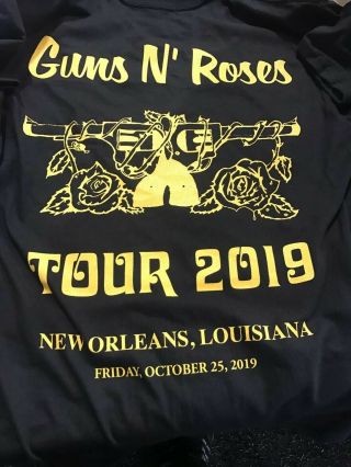 Guns And Roses Orleans Tour Shirt Size Md Cafe Du Monde Inspired