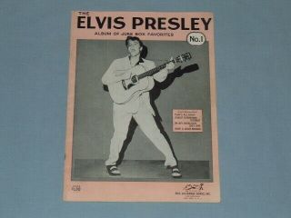 1955 Elvis Presley Album Of Juke Box Favorites (sun Records) Before Rca Version