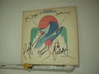 Eagles Signed Lp On The Border 1972 By 5 Members