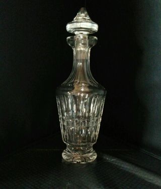Waterford Crystal Decanter With Stopper= " Glenmore Cut " =excellent Cond