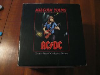 2006 Knucklebonz " Malcolm Young " Acdc Guitar Hero Collector Series Figurine