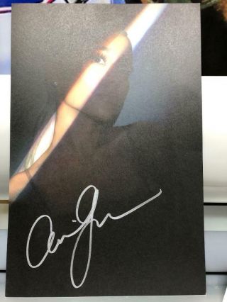 Ariana Grande Sweetener Ltd Hand Signed Autographed Litho Poster