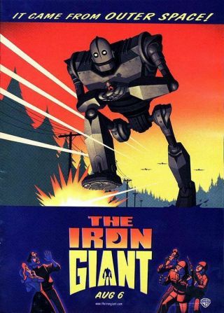 The Iron Giant - Ds Movie Poster 27x40 - Animation