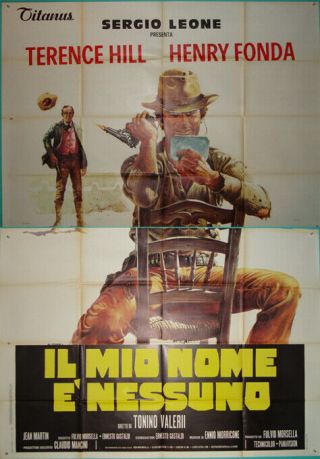 My Name Is Nobody Aka Il Mio Nome E Nessuno - Terence Hill - H.  Fonda - Italian 4sh (55