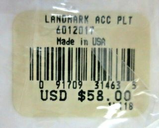 Lenox Landmark Platinum Accent Luncheon Plates Set Of 4 Fine Bone China 6