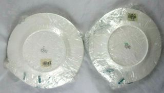 Lenox Landmark Platinum Accent Luncheon Plates Set Of 4 Fine Bone China 8