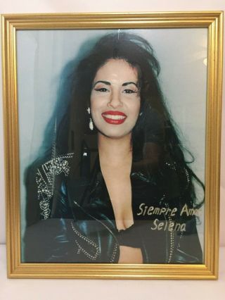 Rare Selena Quintanilla Siempre Amor Poster 16x20 Mounted And Framed -