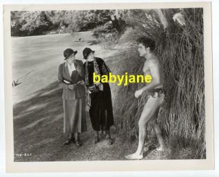 Buster Crabbe Orig 8x10 Photo In Loin Cloth As Kaspa 1933 King Of The Jungle