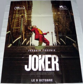 Joker Joaquin Phoenix Batman Dc Comics Mental Illness Clown Large French Poster