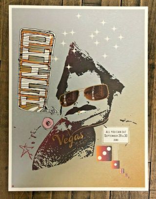 Phish Tour 2000 Poster Las Vegas Print Pollock Jager Dipaola Kemp Trey Anastasio