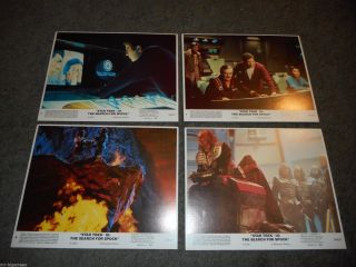 Star Trek Iii: The Search For Spock - Set Of 8 X 10 Lobby Cards - 1984