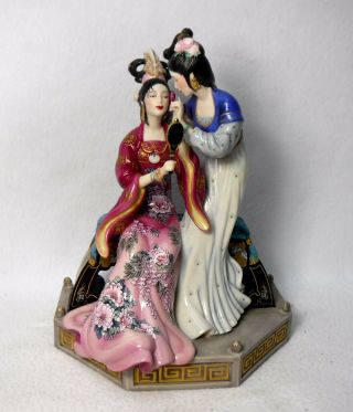 Franklin Figurine Sisters Of Sring 10 - 1/2 " Tall X 8 - 1/4 " Caroline Young