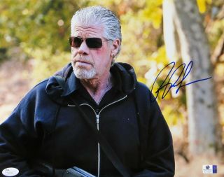 Ron Perlman Signed Autographed 11x14 Photo Sons Of Anarchy Sunglasses Jsa T48309