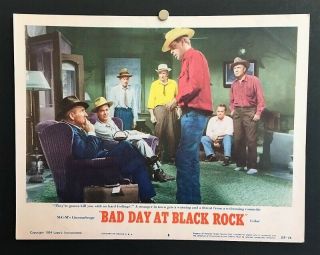 Bad Day At Black Rock Lobby Card Movie Poster Spencer Tracy Hollywood Posters