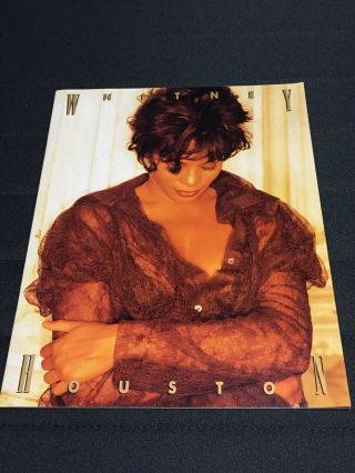 " Whitney Houston " Tourbook Live In Concert Japan Tour 1993
