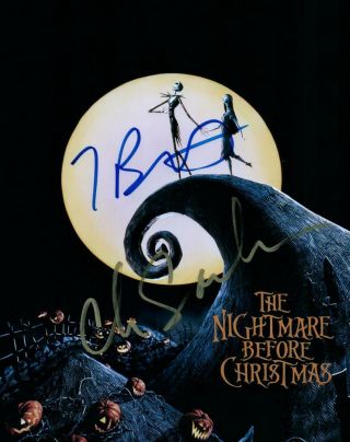 Chris Sarandon Tim Burton Autographed Signed 8x10 Photo Picture Pic,