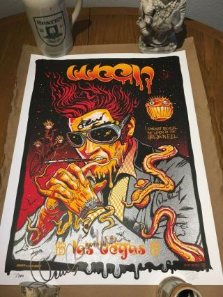 Ween 2017 Las Vegas,  Nv Full Band Signed Live Poster Print Zoltron