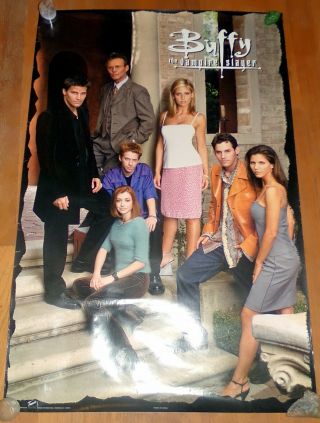 Buffy The Vampire Slayer Season 3 Cast Vintage Poster 24x36 Angel Btvs