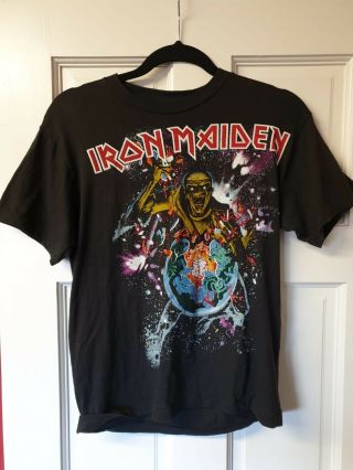 Iron Maiden Vintage 80’s T - Shirt 1983 World Peace Tour