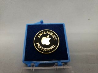 Vintage Apple Product Professional Black/ Gold Pin Rare Collectible