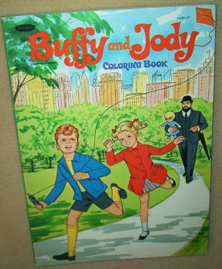 Family Affair - 1969 Buffy And Jody Coloring Book By Whitman 1640:59