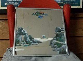 Vintage Barry Imhoff Yes Tales From Topographic Oceans 1977 Mirror 13x13