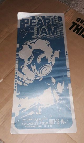 Pearl Jam Show Poster 1998 Los Angeles Forum Ames Bros 1 Of 750