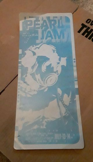 Pearl Jam Show Poster 1998 Los Angeles Forum Ames Bros 1 of 750 2