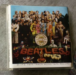 The Beatles - Sgt Pepper - Uk Reel To Reel Tape Vintage