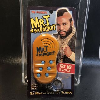 Mr.  T “in Your Pocket” Talking Keychain 2002 The A Team