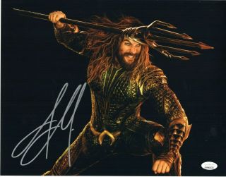 Jason Momoa Autograph 11x14 Photo Aquaman Signed Jsa