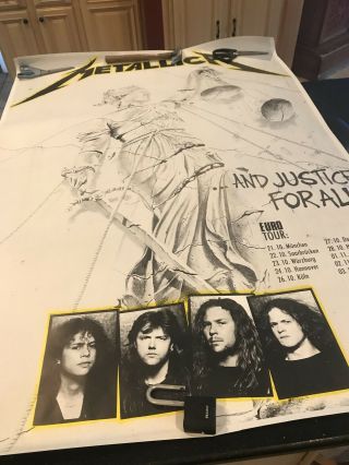 Metallica And Justice For All Subway Poster Huge