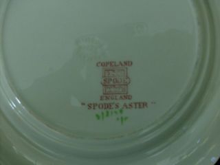 COPELAND SPODE GADROON SOUP BOWLS SPODE ' S RED ASTER 7 3/4 
