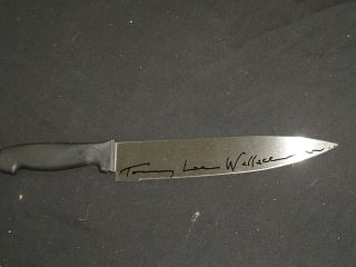 Tommy Lee Wallace Signed Steel Chef Knife Michael Myers Autograph Halloween