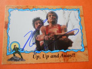 Robin William - Hook - Autographed Card 50 - Actor - Celebrity - Up Up And Away
