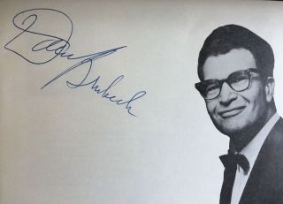 Dave Brubeck Quartet Autographed Program - World Tour 1962 3
