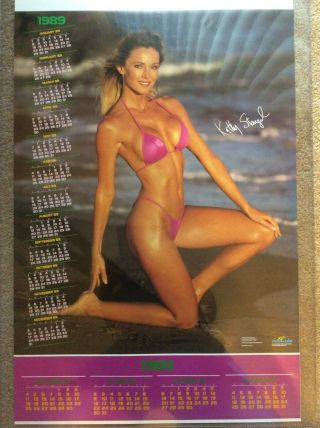 1988 Starmakers 2522 Kathy Stangel Calendar Poster - 22 " X 32 "