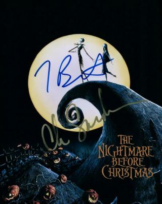 Chris Sarandon Tim Burton Signed 8x10 Picture,  Nightmare Before Christmas