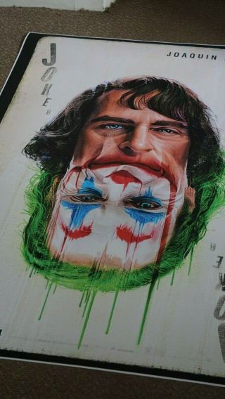 Large 40 " X 60 " Joker 2019 Promotional Movie Poster Joaquin Phoenix The Joker