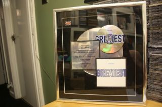 Duran Duran - Greatest Official Framed & Glazed Presentation Disc To Ian Little