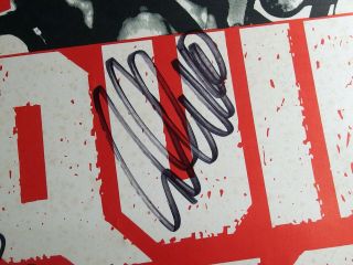 Quiet Riot Autographed Signed Concert Poster DuBrow,  Cavazo,  Sarzo,  Banali 3