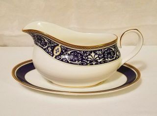 Royal Doulton Archives Challinor Gravy Boat With Underplate Perfect
