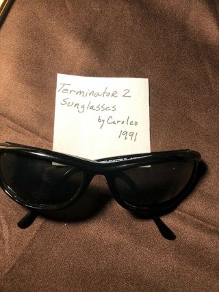 Rare Official 1991 Terminator 2 Judgment Day Movie Sunglasses,  By Carolco