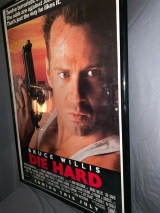 Die Hard Movie Poster Rolled One Sheet 1988 Bruce Willis