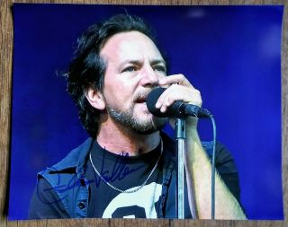 Eddie Vedder " Autographed Hand Signed " Pearl Jam 8x10 Photo