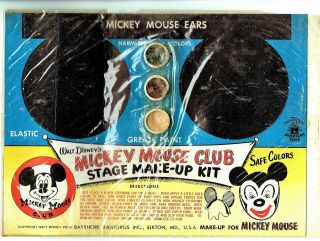 Mickey Mouse Club Stage Make - Up Kit,  Bayshore Industries,  1956 - 1958 3
