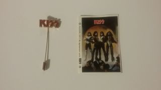 Kiss 1977 Orange Stick Pin Aucoin W/card Nmint Scarce Vtg Htf Last One