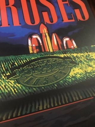 Guns N’ Roses Lithograph - Not in this Lifetime 10/2019 - Lincoln,  NE 5