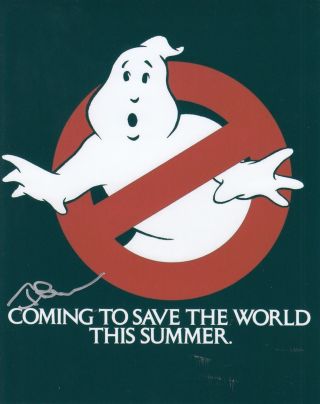 Ivan Reitman Signed (ghostbusters) Movie Poster 8x10 Photo Director W/coa 1